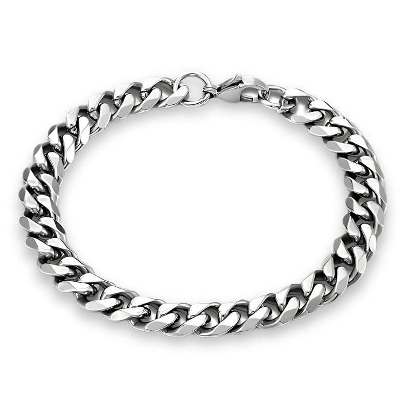 Bracelet Chaîne Argenté – Oslo 9mm