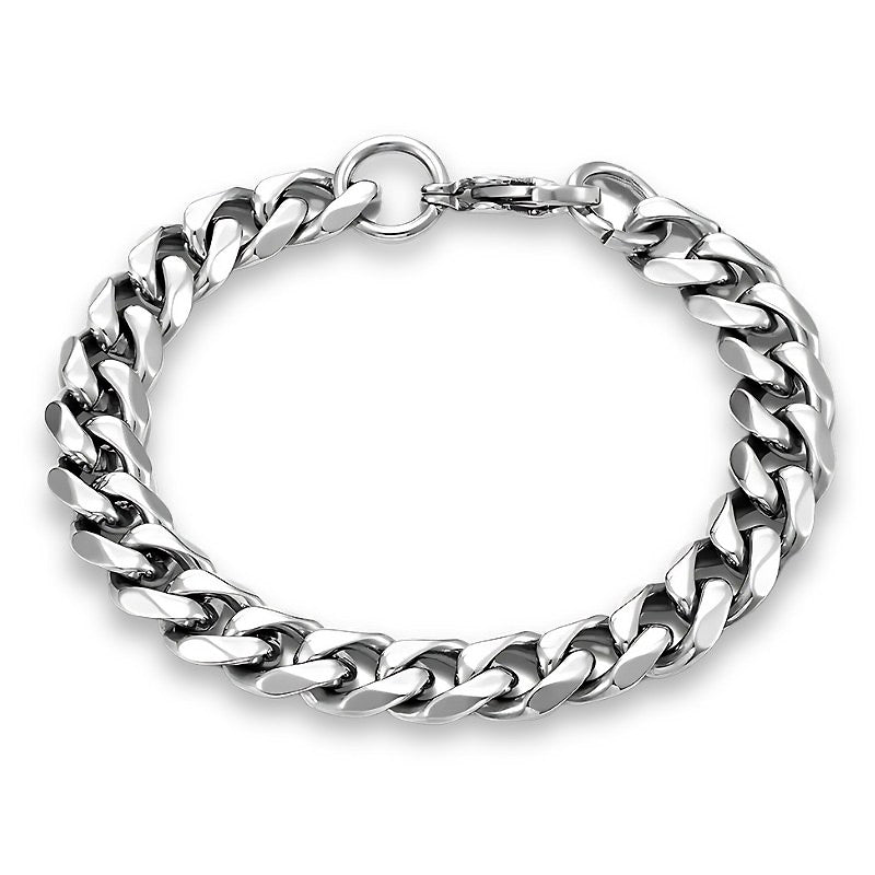 Bracelet-Homme-Tendance-Argent 11mm