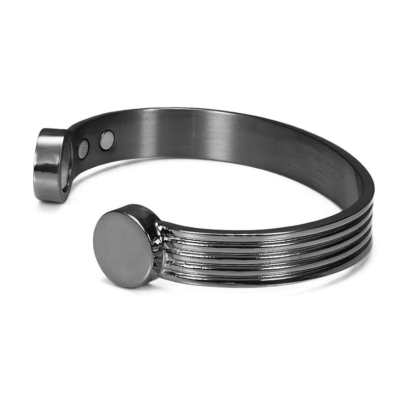Bracelet-Jonc-Cuivre-Homme-noir-aimant