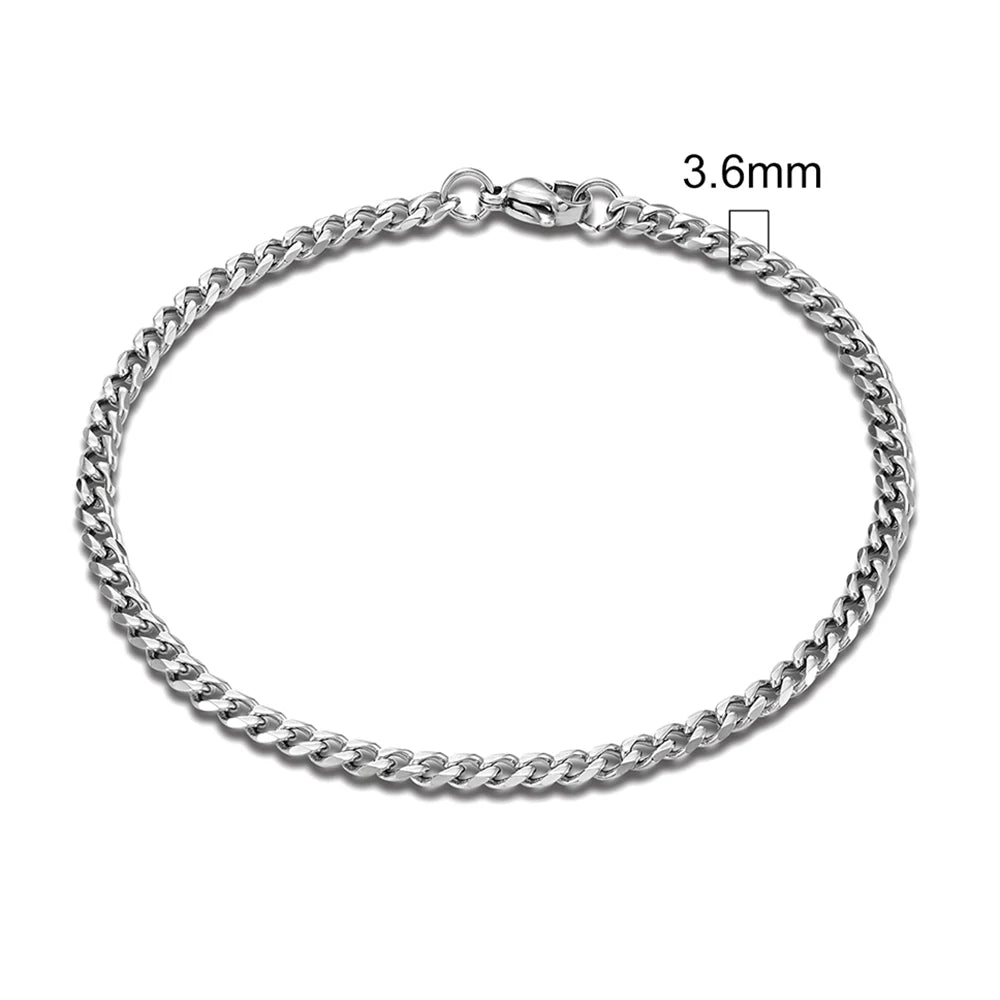 Bracelet Chaine Argent Homme 3.6mm