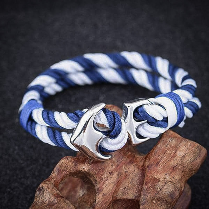 bracelet-homme-ancre-blanc-bleur-chrome