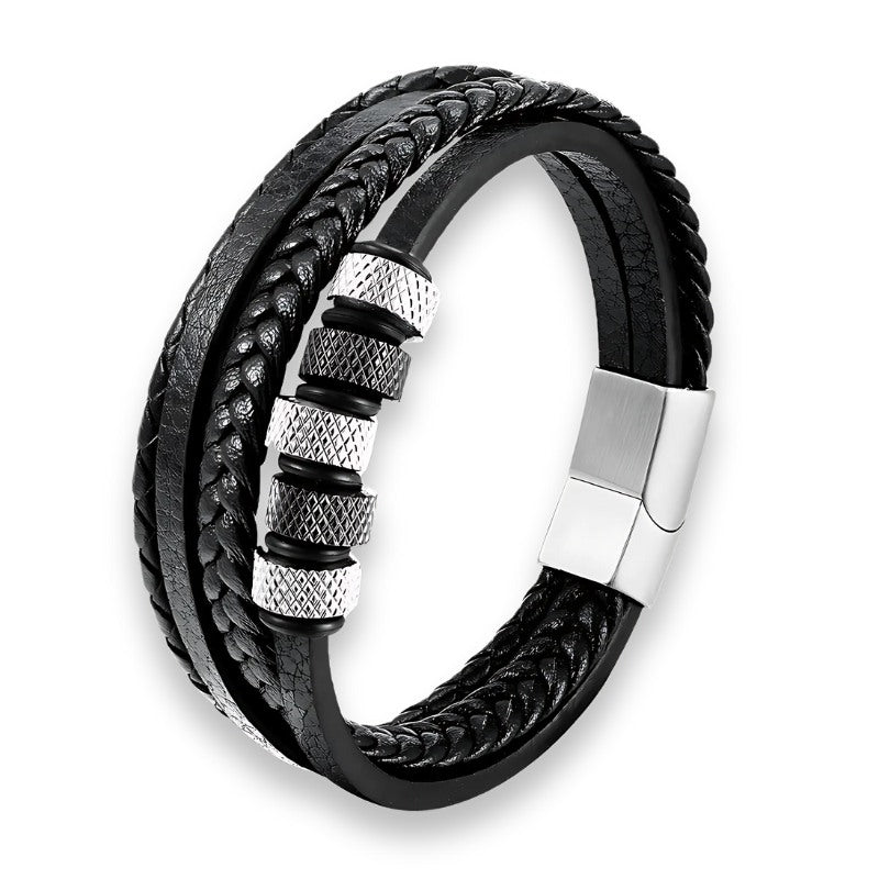 bracelet_cuir_et_metal_homme