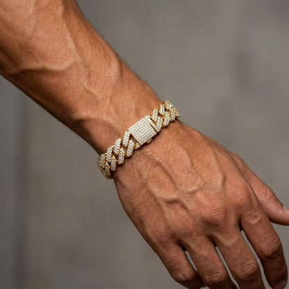 Bracelet Acier Or Diamant – Palermo