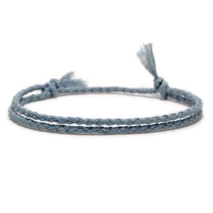 Bracelet Brésilien simple Gris pour homme