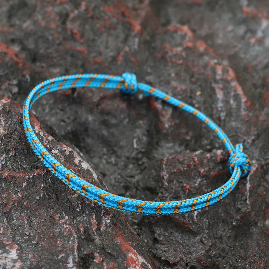 Bracelet Brésilien Homme Bleu ajustable