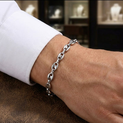 Bracelet Grain de Café Acier Inoxydable - Robusta