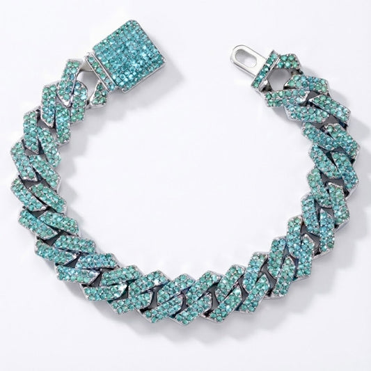 Bracelet Homme Diamant Bleu - Capri