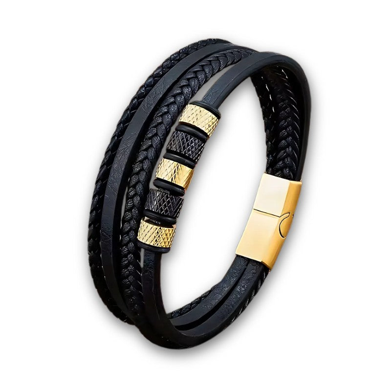 bracelet-large-en-cuir-homme_-plaque-or
